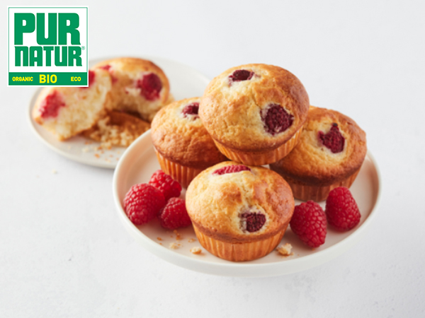 Yoghurt muffins met frambozen